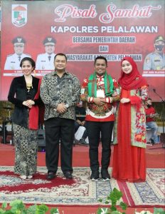 Read more about the article Bupati Pelalawan Hadiri Acara Pisah Sambut Kapolres Pelalawan