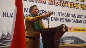 Read more about the article Bupati Pelalawan Hadir dan Menjadi Narasumber RAKERDA Wilayah Badan Pertanahan Nasional Provinsi Riau