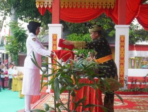 Read more about the article Bupati Pelalawan Bertindak Sebagai Inspektur Upacara Peringatan HUT RI ke-78