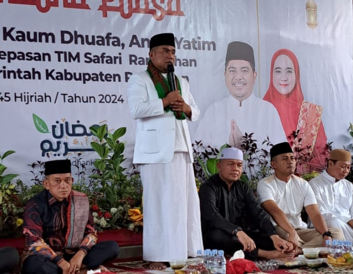 You are currently viewing Lepas Tim Safari, Bupati Zukri Berharap Ramadan Dapat Meningkatkan Kepedulian Kepada Sesama