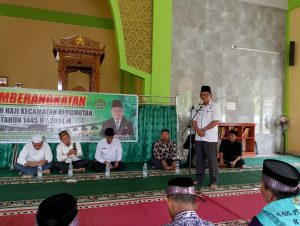 Read more about the article Camat Lepas Keberangkatan 23 Jema’ah Haji Asal Kecamatan Kerumutan