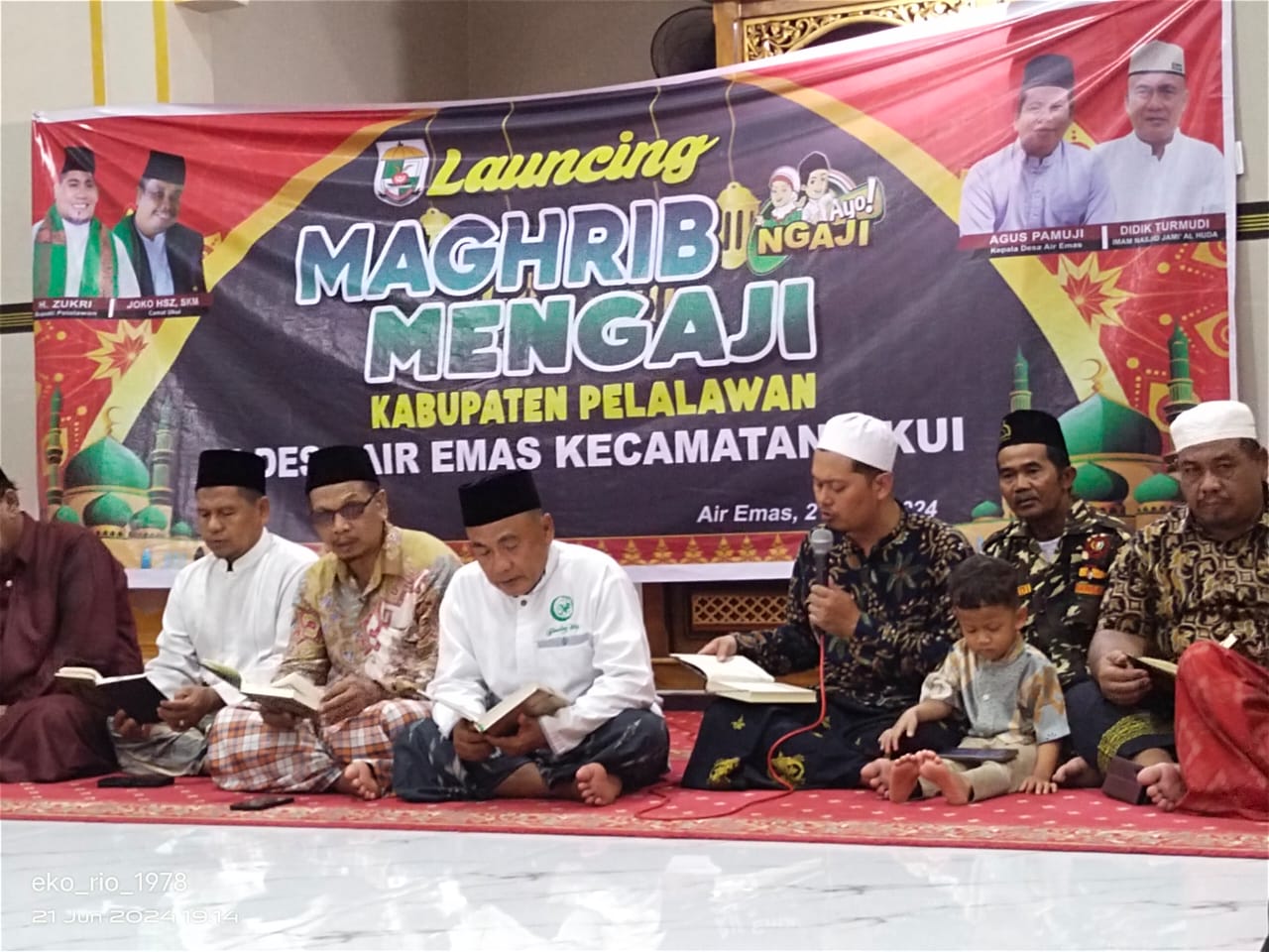 You are currently viewing Camat Ukui Ikuti Launching Maghrib Mengaji Dan Khatam Quran Serentak Via Zoom Meeting