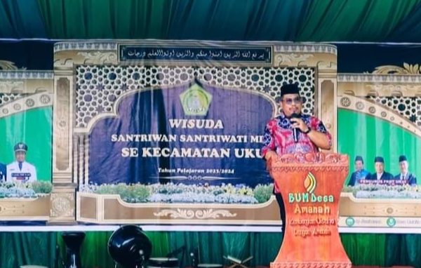 Camat Ukui Hadiri Wisuda Santriwan Dan Santriwati MDTA Se-Kecamatan Ukui Tahun 2024