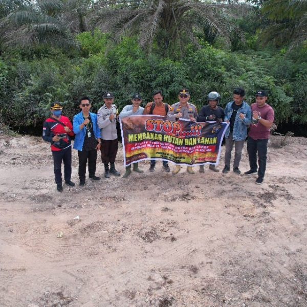 Kapolsek Teluk Meranti Lakukan Patroli Karhutla Di Wilayah Hukum Polsek Teluk Meranti