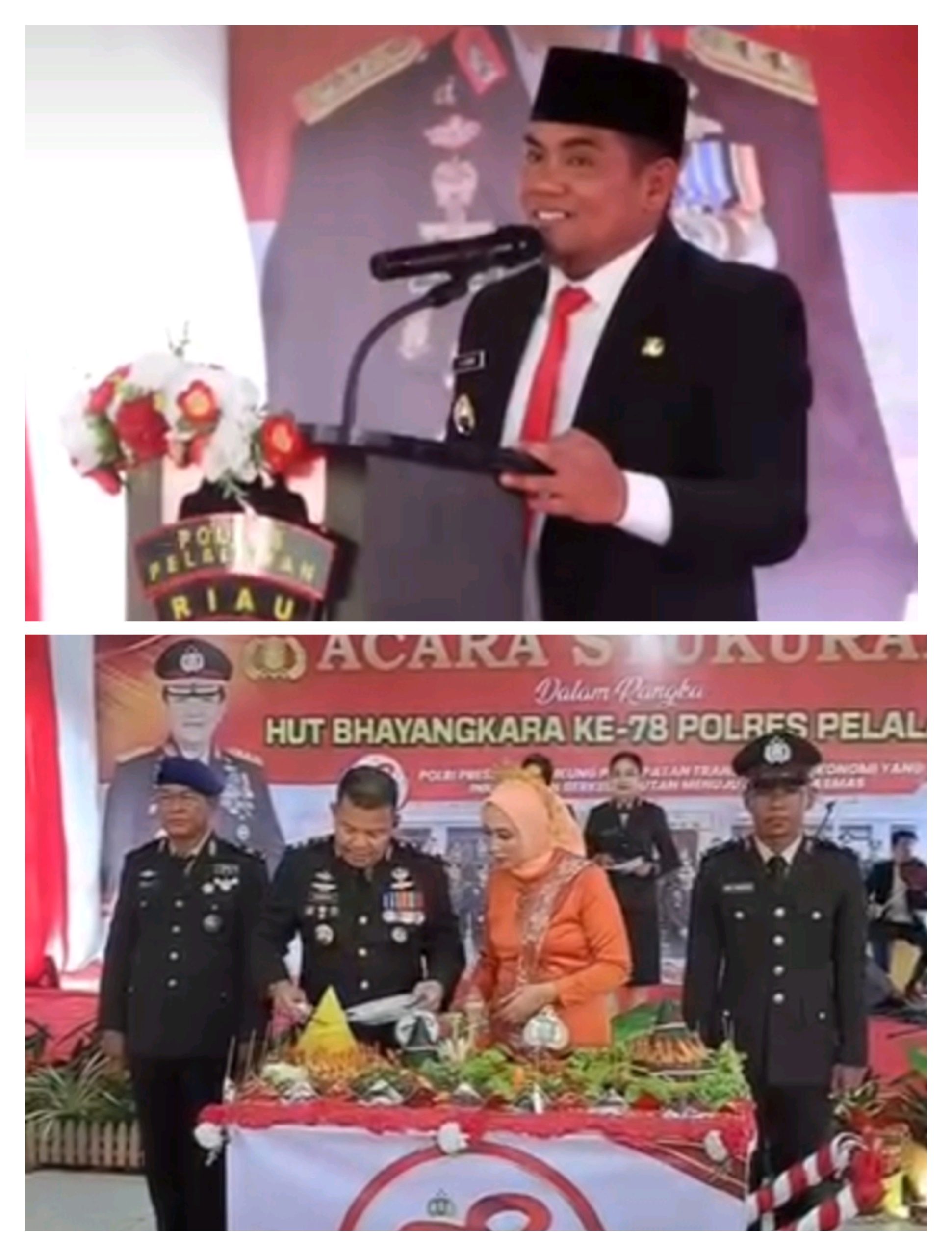 Read more about the article Sempena HUT Bhayangkara Ke-78, Bupati Zukri Sebut Polres Pelalawan Luar Biasa