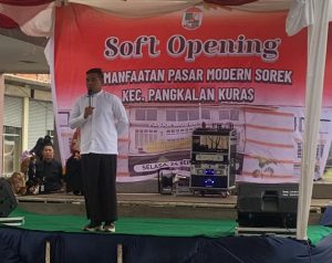 Read more about the article Bupati Lakukan Soft Opening Pasar Modern Sorek