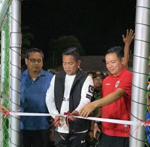 Read more about the article Bupati Pelalawan Resmikan Lapangan Mini Soccer Di Sorek I