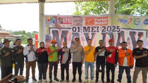 Read more about the article Wabup Husni Thamrin Hadiri Perayaan May Day Di Lapangan Kreatif Pangkalan Kerinci