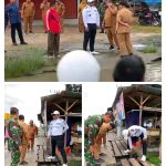 Tergenang Banjir, Bupati Zukri Instruksikan Camat Dan Jajaran Lakukan Gotong Royong Di Lintas Timur Dan Cari Akar Permasalahan