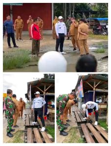 Read more about the article Tergenang Banjir, Bupati Zukri Instruksikan Camat Dan Jajaran Lakukan Gotong Royong Di Lintas Timur Dan Cari Akar Permasalahan