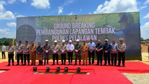 Read more about the article Bupati dan Wakil Bupati Pelalawan Hadiri Ground Breaking Pembangunan Lapangan Tembak Polres Pelalawan