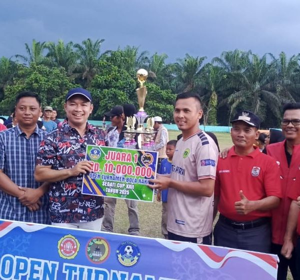 Wakil Bupati Tutup Secara Resmi Open Turnamen Segati CUP 22 Tahun 2025