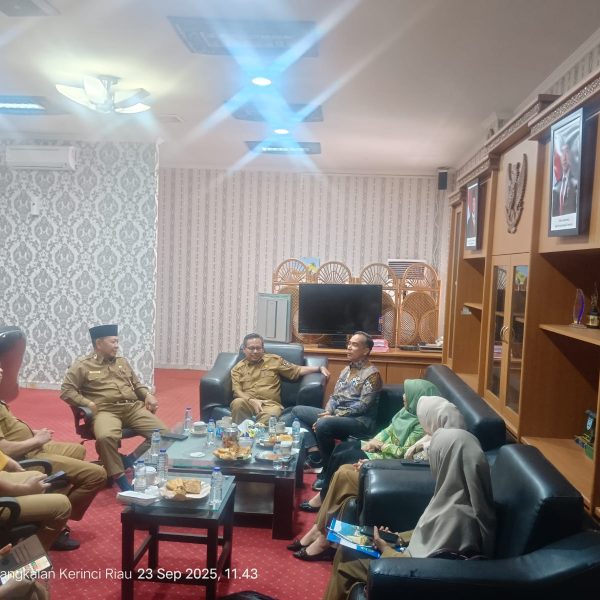 Pj. Sekda Pelalawan Terima Kunjungan Sekda Kabupaten Solok