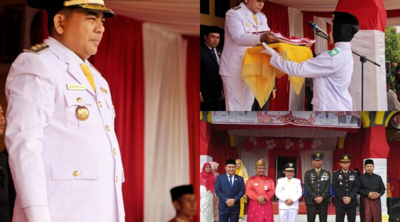 Read more about the article Wakil Bupati Pelalawan Jadi Irup Pada Upacara Peringatan HUT RI Ke-79 Tahun 2024 di Ukui