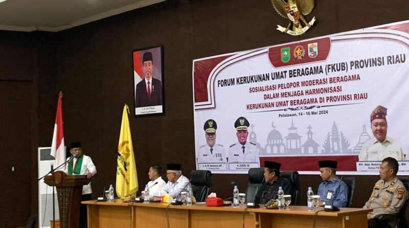 You are currently viewing Bupati Zukri Buka Kegiatan Sosialisasi Pelopor Moderasi Beragama