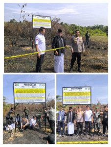 Read more about the article Bupati Zukri Bersama Forkopimda Lakukan Pemasangan Plang Larangan Kebakaran Hutan Dan Lahan