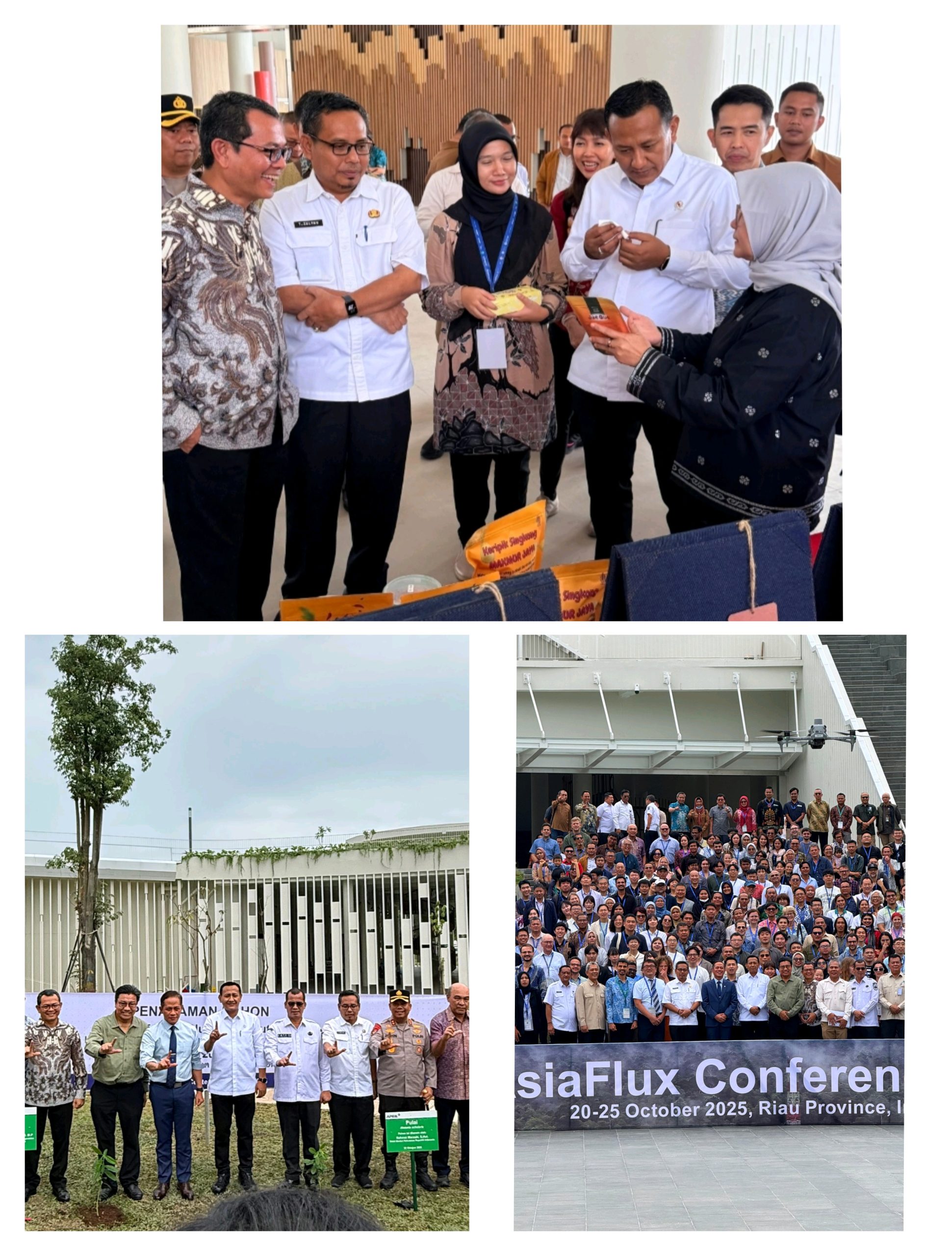 You are currently viewing Pj. Sekda Pelalawan Hadiri Pembukaan AsiaFlux Conference 2025 Bersama Menteri LHK RI, Dorong Kolaborasi Ilmiah untuk Restorasi Gambut Berkelanjutan