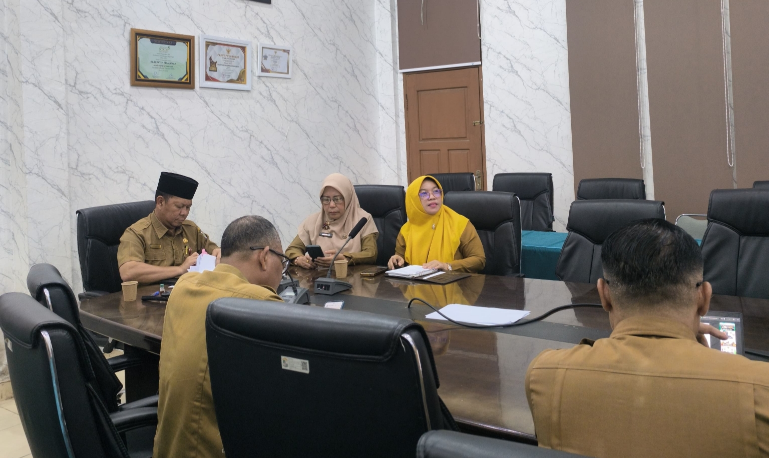 Read more about the article Pemerintah Kabupaten Pelalawan Ikuti Rakor Pengendalian Inflasi Nasional Tahun 2025