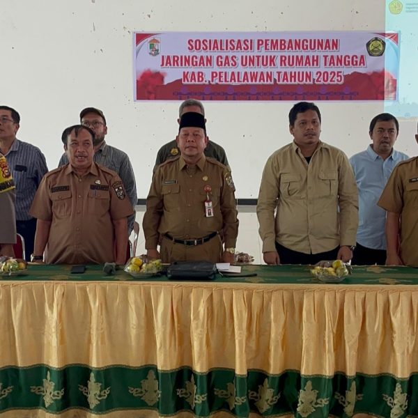 Pemkab Pelalawan Gelar Sosialisasi Pembangunan Jargas Rumah Tangga 2025–2026