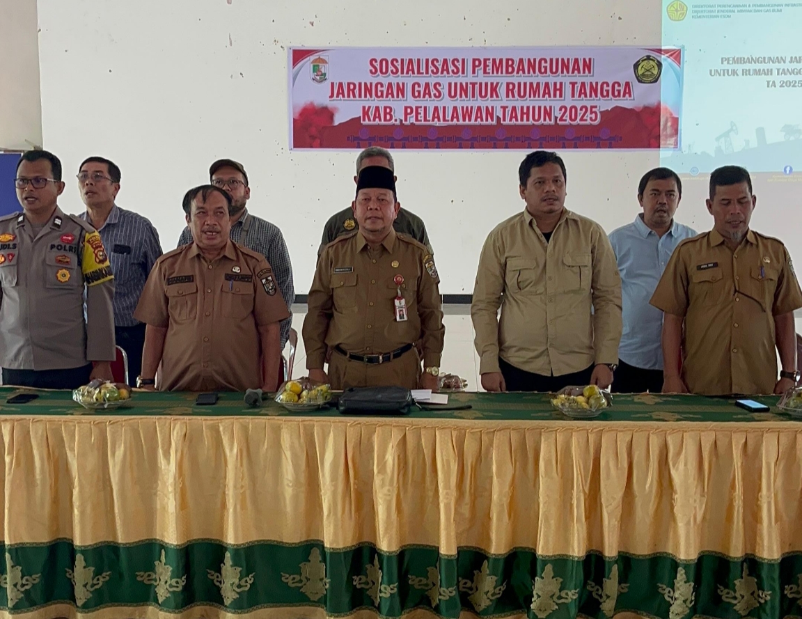 You are currently viewing Pemkab Pelalawan Gelar Sosialisasi Pembangunan Jargas Rumah Tangga 2025–2026