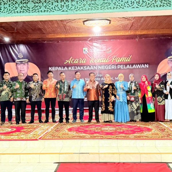 Pemkab Pelalawan Gelar Acara Kenal Pamit Kejari Pelalawan