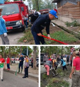 Read more about the article Wabup Husni Tamrin Gotong Royong Bersama Polres Pelalawan, Wujudkan Lingkungan Bersih Sesuai Arahan Presiden