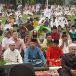 Bupati Pelalawan Sholat Idul Fitri 1447 H Bersama Masyarakat