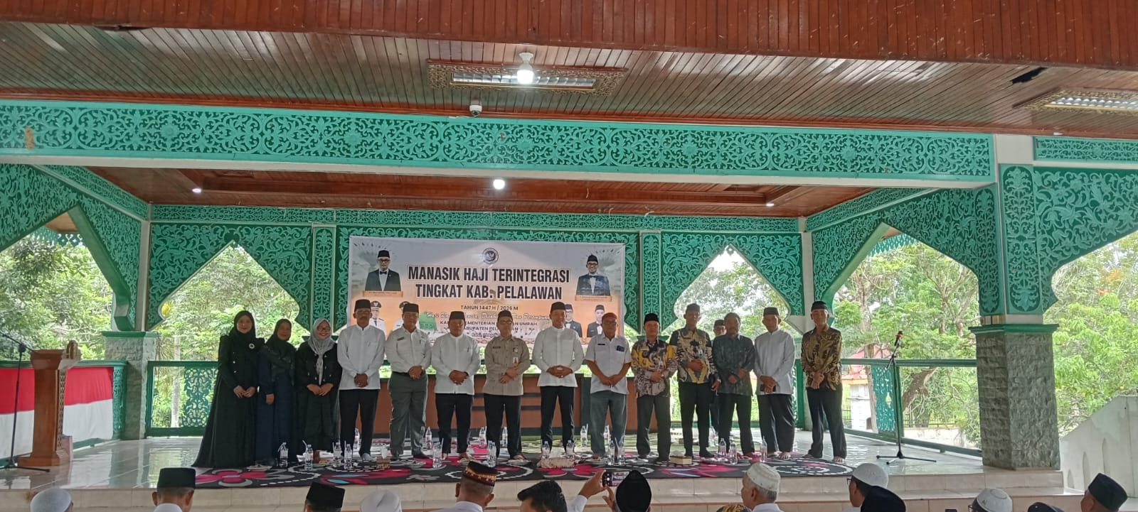 Read more about the article Wakil Bupati Pelalawan Buka Resmi Manasik Haji Tingkat Kabupaten Tahun 1447 H/2026 M