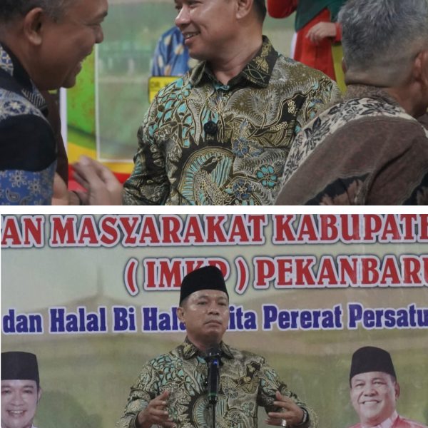 Hadiri Halal Bihalal IMKP Pekanbaru, Wabup Husni Tamrin ajak Pererat Silaturahmi Masyarakat Pelalawan