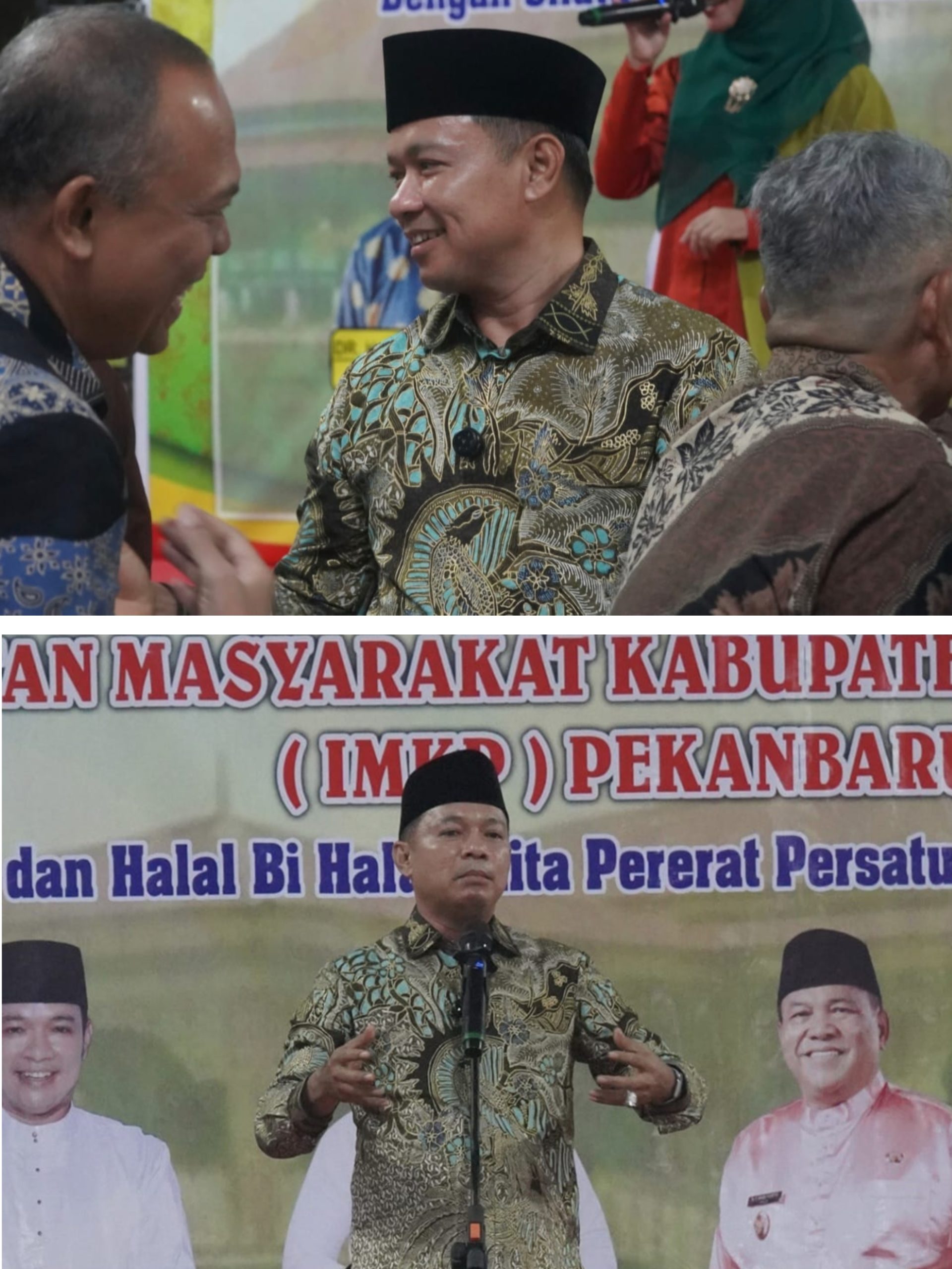 You are currently viewing Hadiri Halal Bihalal IMKP Pekanbaru, Wabup Husni Tamrin ajak Pererat Silaturahmi Masyarakat Pelalawan