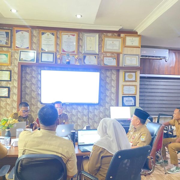 Pemkab Pelalawan Gelar Rapat Evaluasi Penginputan Data Penilaian Pangan Aman 2026