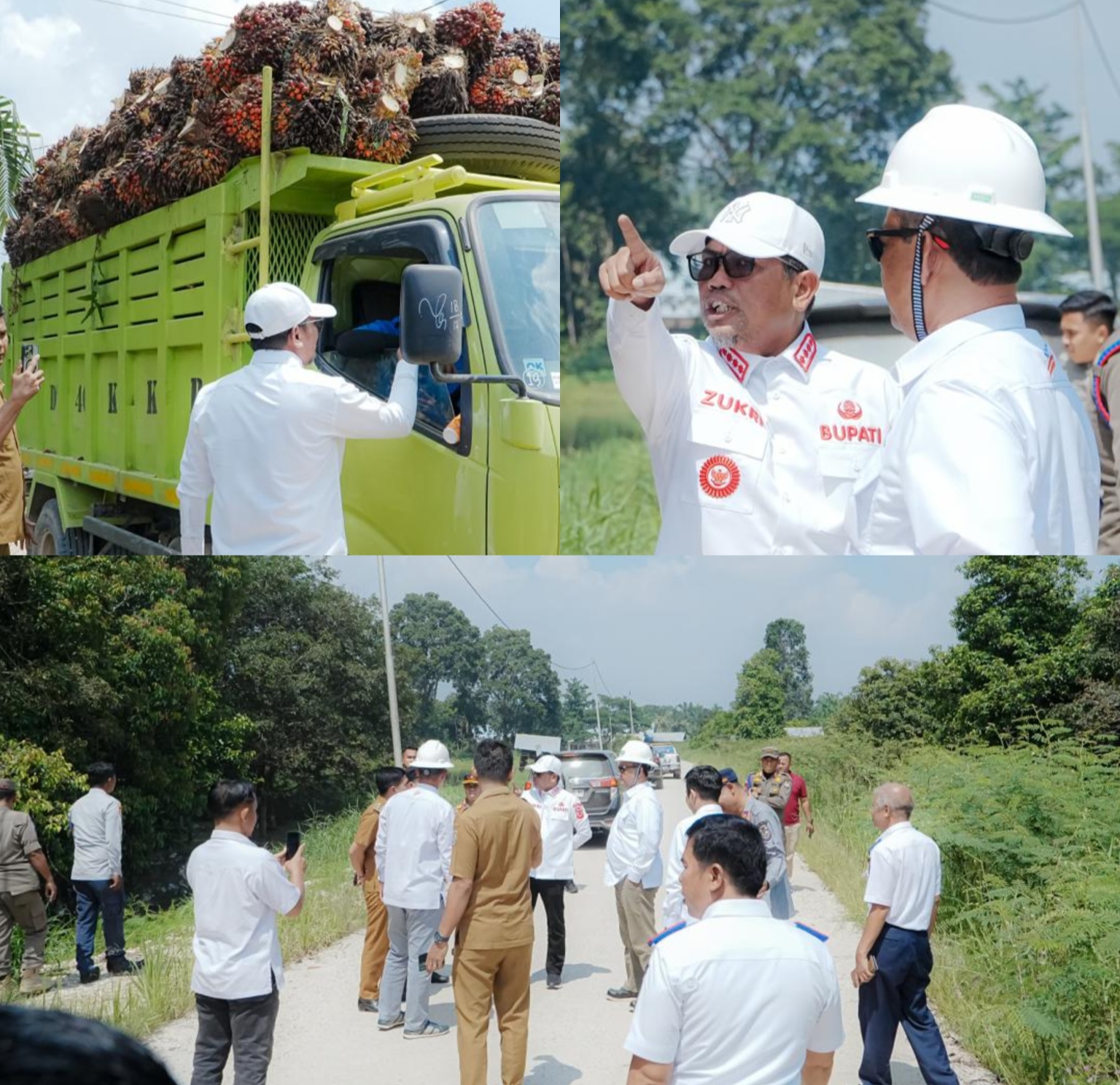 You are currently viewing Tidak Berkontribusi Memperbaiki Jalan Rusak, Bupati Zukri Tegur Perusahaan Sawit