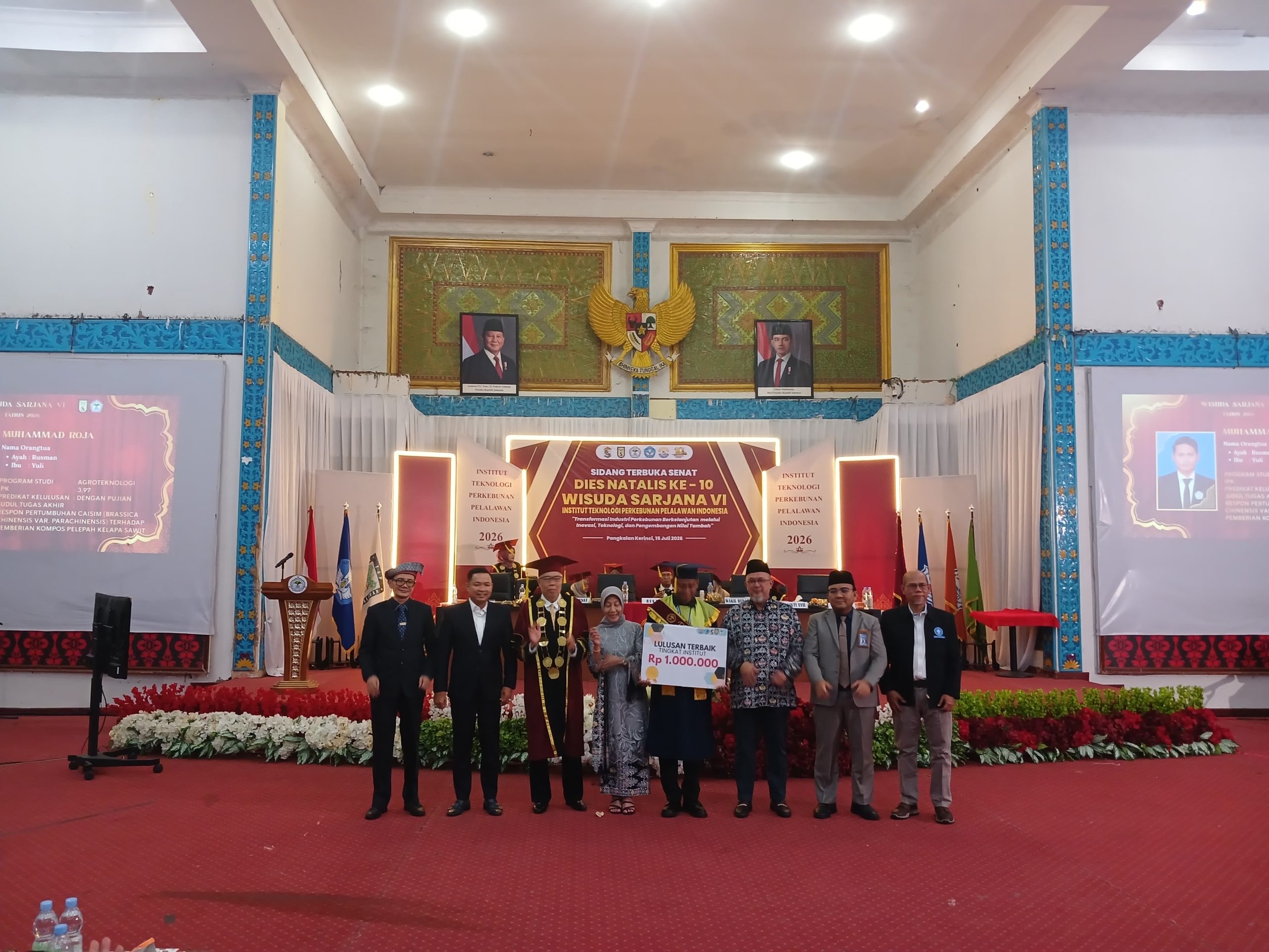 Read more about the article Wakil Bupati Pelalawan Hadiri Dies Natalis ke-10 dan Wisuda VI ITP2I