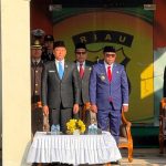 Bupati Pelalawan Hadiri Upacara Peringatan Hari Bhayangkara ke-80